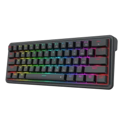 Redragon IRONGUARD K722-RGB, Compact 61-key wired keyboard - Black
