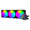 DARKFLASH Radiant DCS 360 ARGB 360mm AIO Liquid CPU Cooler with 120mm Fans, 84.2 CFM Airflow, 2000RPM Fan Speed - Black