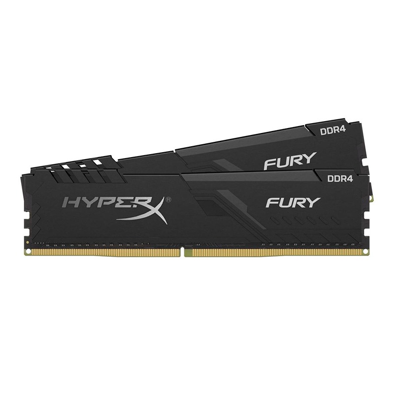 HyperX FURY 16GB (2 x 8GB) DDR4 3200 MHz CL16 | Non-RGB Low-Profile Desktop Memory Kit | 288-Pin DIMM