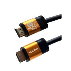 Tortox 8K Ultra High Speed HDMI 2.1 Cable (2m) | 48Gbps Bandwidth | 8K@60Hz & 4K@120Hz | Aluminum Shell with Dolby Vision Support