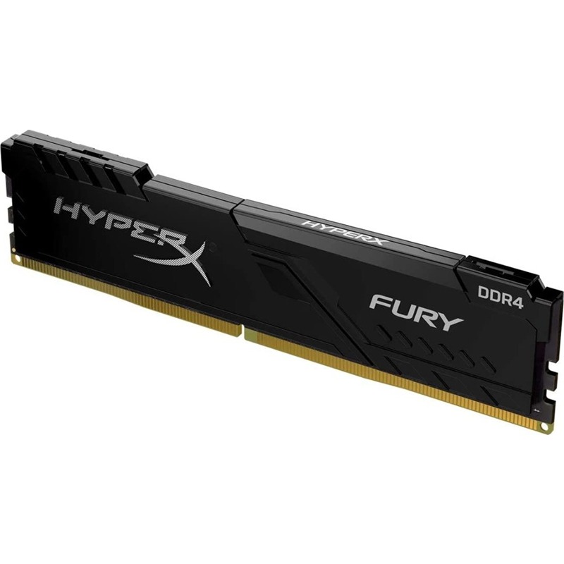 HyperX FURY 16GB (2 x 8GB) DDR4 3200 MHz CL16 | Non-RGB Low-Profile Desktop Memory Kit | 288-Pin DIMM - Image 2