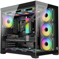 GAMEON Emperor Midnight VX Series Mid Tower Gaming Case - Black