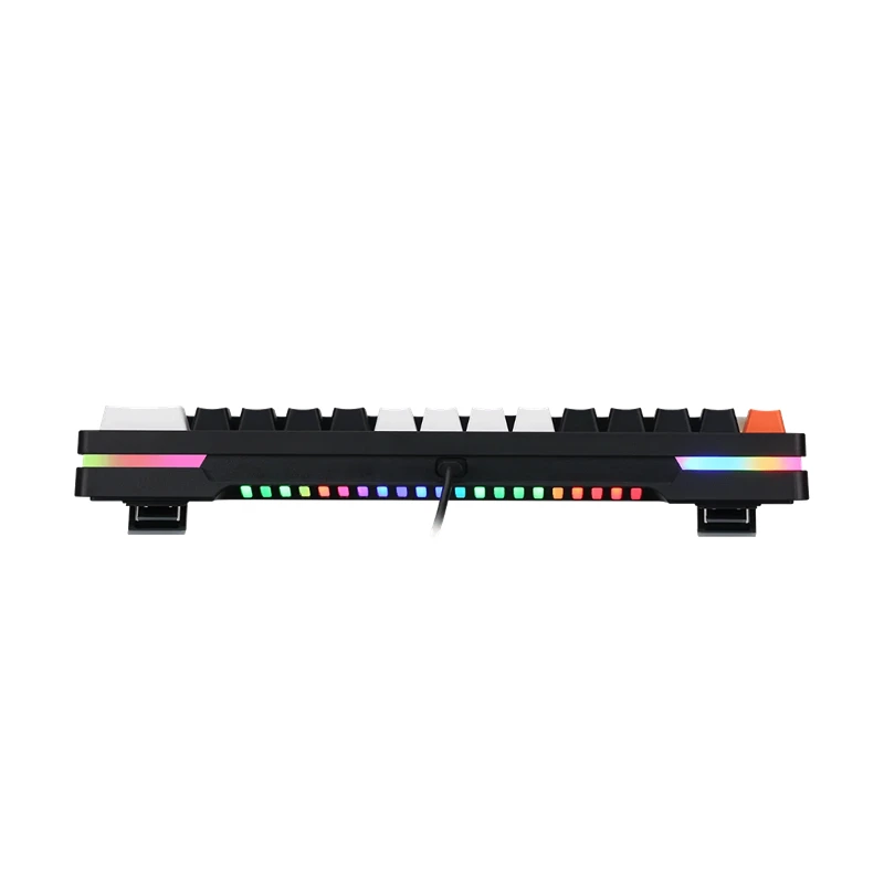 GAMEON AEROX GOMK60-RS 60% RGB Mechanical Gaming Keyboard, 61-Key Compact Layout, Red Switch, 17 RGB Modes, Detachable USB Type-C, English/Arabic - Black - Image 3