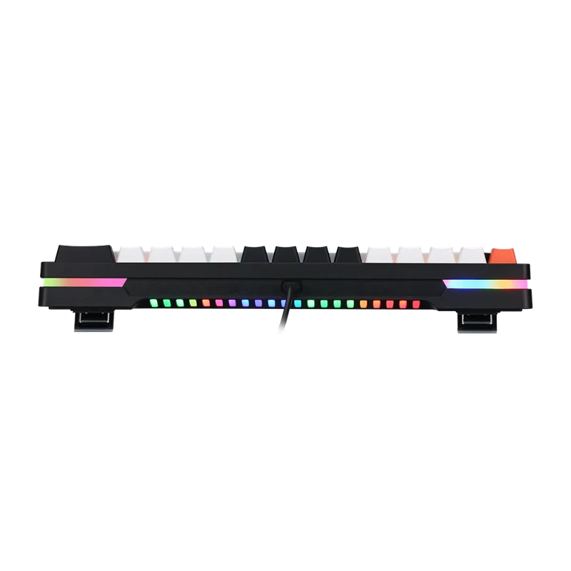 GAMEON AEROX GOMK160-RS 60% RGB Mechanical Gaming Keyboard, 61-Key Compact Layout, Linear Red Switch, 17 RGB Modes, Detachable USB Type-C, English/Arabic - Black - Image 3